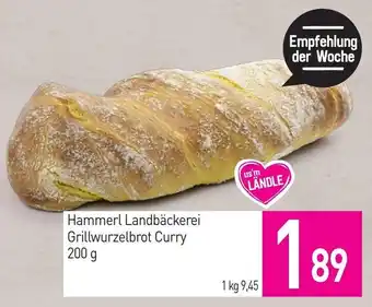 Sutterlüty Hammerl Landbäckerei Grillwurzelbrot Curry Angebot