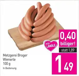 Sutterlüty Metzgerei Broger Wienerle Angebot
