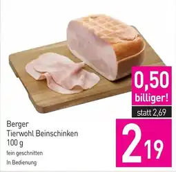 Sutterlüty Berger Tierwohl Beinschinken Angebot