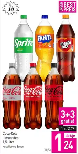 Sutterlüty Coca-Cola Limonaden Angebot