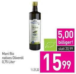 Sutterlüty Mani Bio natives Olivenöl Angebot