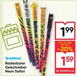 Maximarkt Radierbarer Gelschreiber Neon Safari Angebot