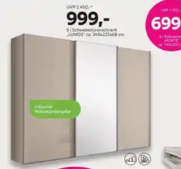 Mömax Schwebetürenschrank LUMOS Angebot