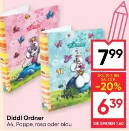 Maximarkt Diddl Ordner Angebot