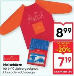 Maximarkt Malschürze Faber-Castell Angebot