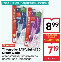 Maximarkt Stabilo Tintenroller EASYoriginal 3D DreamWorld Angebot