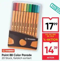 Maximarkt Stabilo Point 88 Color Parade Angebot