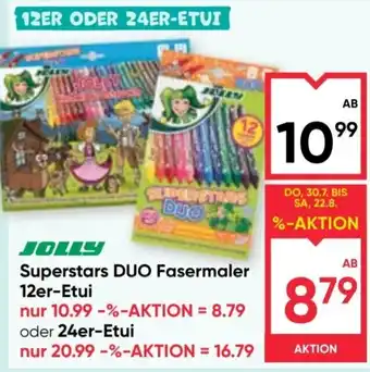 Maximarkt Jolly Superstars DUO Fasermaler Angebot