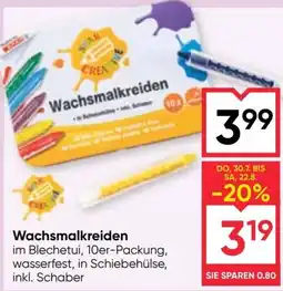 Maximarkt Wachsmalkreiden Angebot