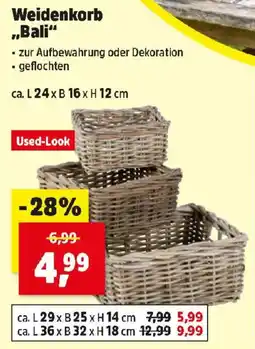 Thomas Philipps Weidenkorb "Bali" Angebot