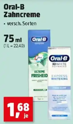 Thomas Philipps Oral-B Zahncreme Angebot