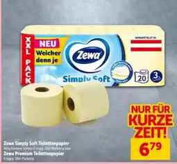 Interspar Zewa Simply Soft Toilettenpapier Angebot