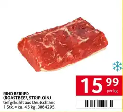Transgourmet Rind Beiried (Roastbeef, Striploin) Angebot