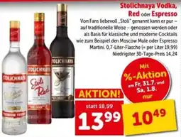 Interspar Stolichnaya Vodka Angebot