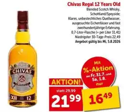 Interspar Chivas Regal 12 Years Old Angebot