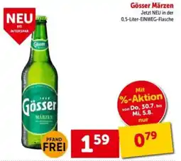 Interspar Gösser Märzen Angebot
