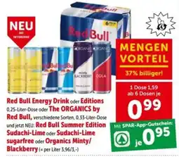 Interspar Red Bull Energy Drink oder Editions Angebot