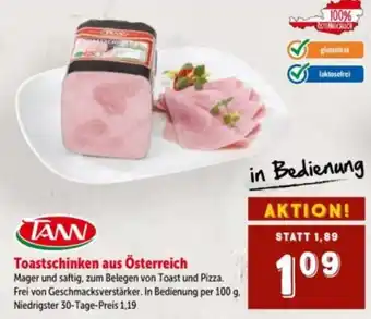 Interspar TANN Toastschinken aus Österreich Angebot