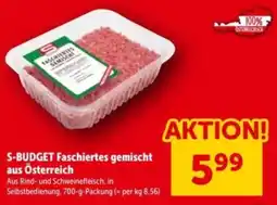 Interspar S-Budget Faschiertes gemischt Angebot