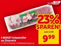 Interspar S-BUDGET Schweinsfilet Angebot