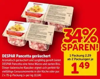 Interspar Despar Pancetta geräuchert Angebot