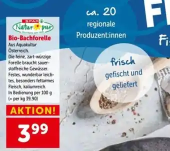 Interspar Bio-Bachforelle Angebot