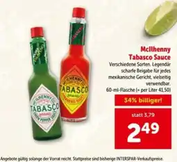 Interspar McIlhenny Tabasco Sauce Angebot