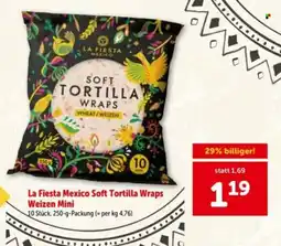 Interspar La Fiesta Mexico Soft Tortilla Wraps Weizen Mini Angebot