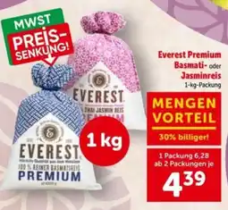 Interspar Everest Premium Basmati- oder Jasminreis Angebot