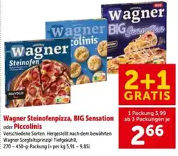 Interspar Wagner Steinofenpizza, BIG Sensation oder Piccolinis Angebot