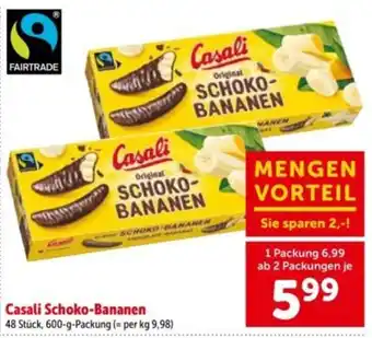 Interspar Casali Schoko-Bananen Angebot