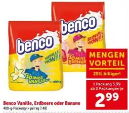 Interspar Benco Vanille, Erdbeere oder Banane Angebot