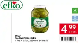 Transgourmet EfkO Sandwich Gurken Angebot