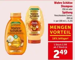 Interspar Garnier Wahre Schätze Shampoo Angebot