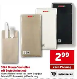 Interspar SPAR Dinner-Servietten Angebot