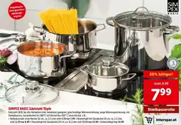 Interspar SIMPEX BASIC Edelstahl Töpfe Angebot