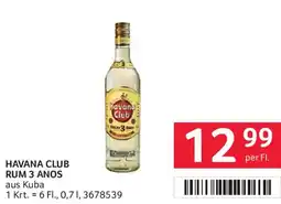 Transgourmet Havana Club Rum 3 Años Angebot
