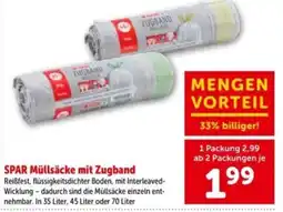 Interspar SPAR Müllsäcke mit Zugband Angebot