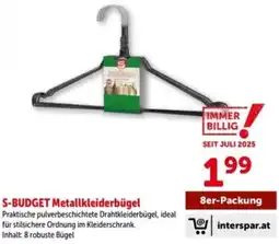 Interspar S-BUDGET Metallkleiderbügel Angebot