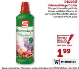 Interspar S-Budget Universaldünger Angebot