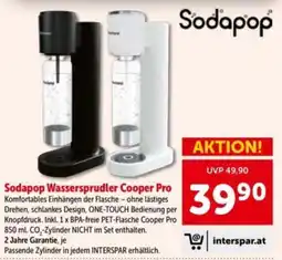 Interspar Sodapop Wassersprudler Cooper Pro Angebot