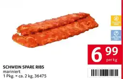 Transgourmet Schwein Spare Ribs Angebot