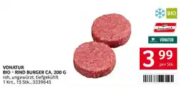 Transgourmet Vonatur Bio - Rind Burger Angebot