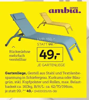 Gartenliege