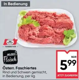 Maximarkt maxi Fleisch Österr. Faschiertes Angebot