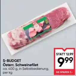 Maximarkt S-Budget Österr. Schweinefilet Angebot