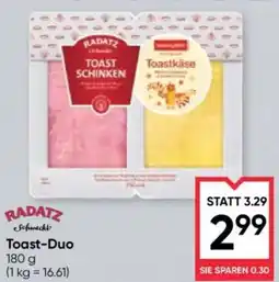Maximarkt Radatz Toast-Duo Angebot