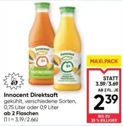 Maximarkt Innocent Direktsaft Angebot