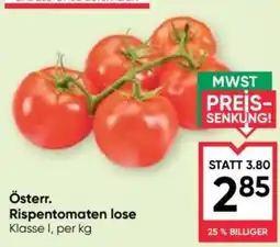 Maximarkt Österr. Rispentomaten lose Angebot