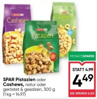 Maximarkt SPAR Pistazien oder Cashews Angebot